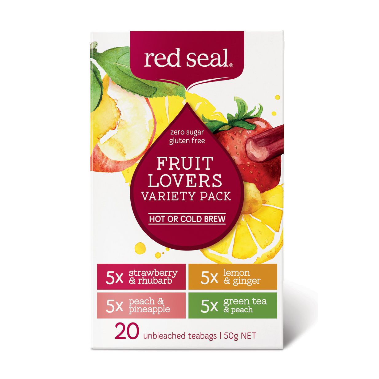 Red Seal Fruit Lovers Variety Pk 20 Teabags