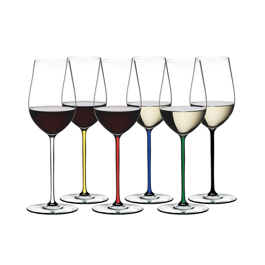 RIEDEL Fatto A Mano Riesling/Zinfandel Set/6