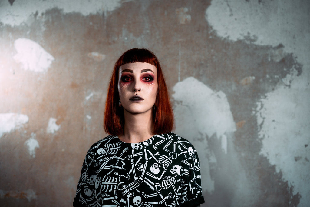 Skeletons All Over Tee