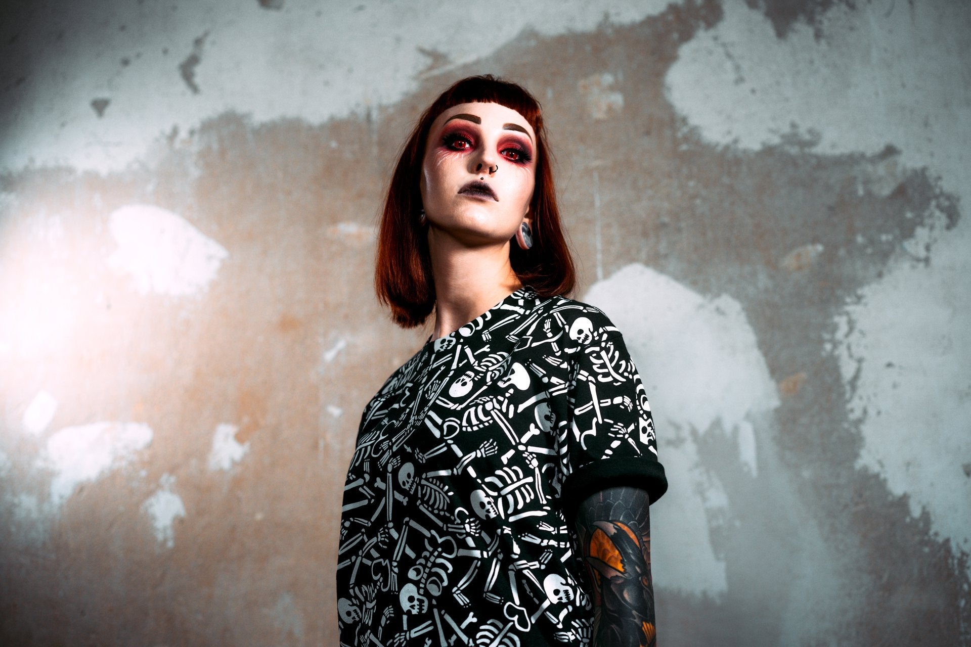 Skeletons All Over Tee