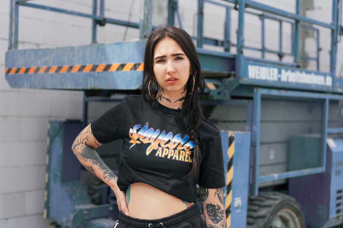 Stay Cold Apparel Variation of the Essential Logo Tee now in a 80s retro style