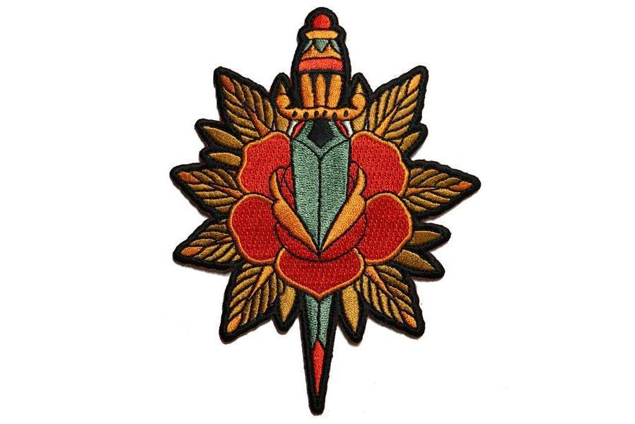 Rose Dagger Patch