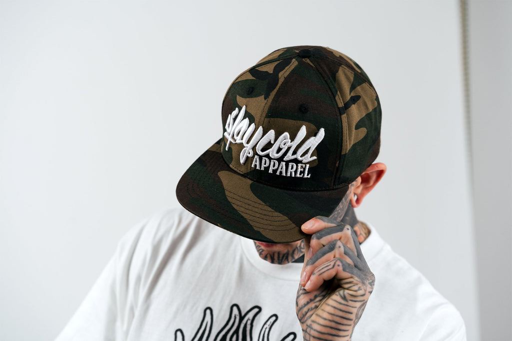 Stay Cold Logo Camo Snapback