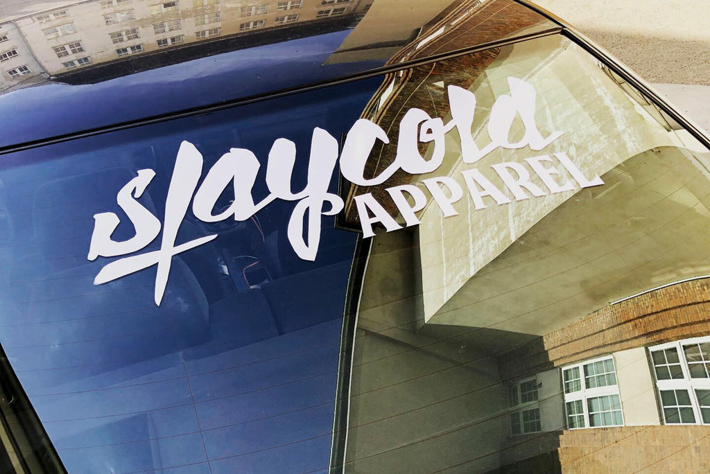 Stay Cold Logo Car Decal