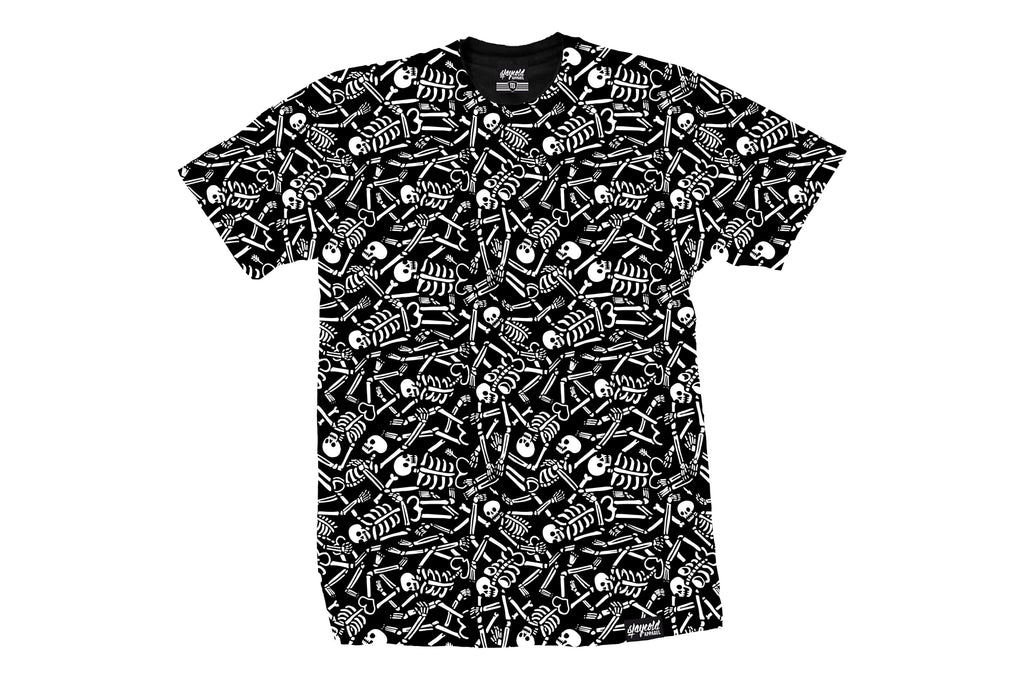 Skeletons All Over Tee