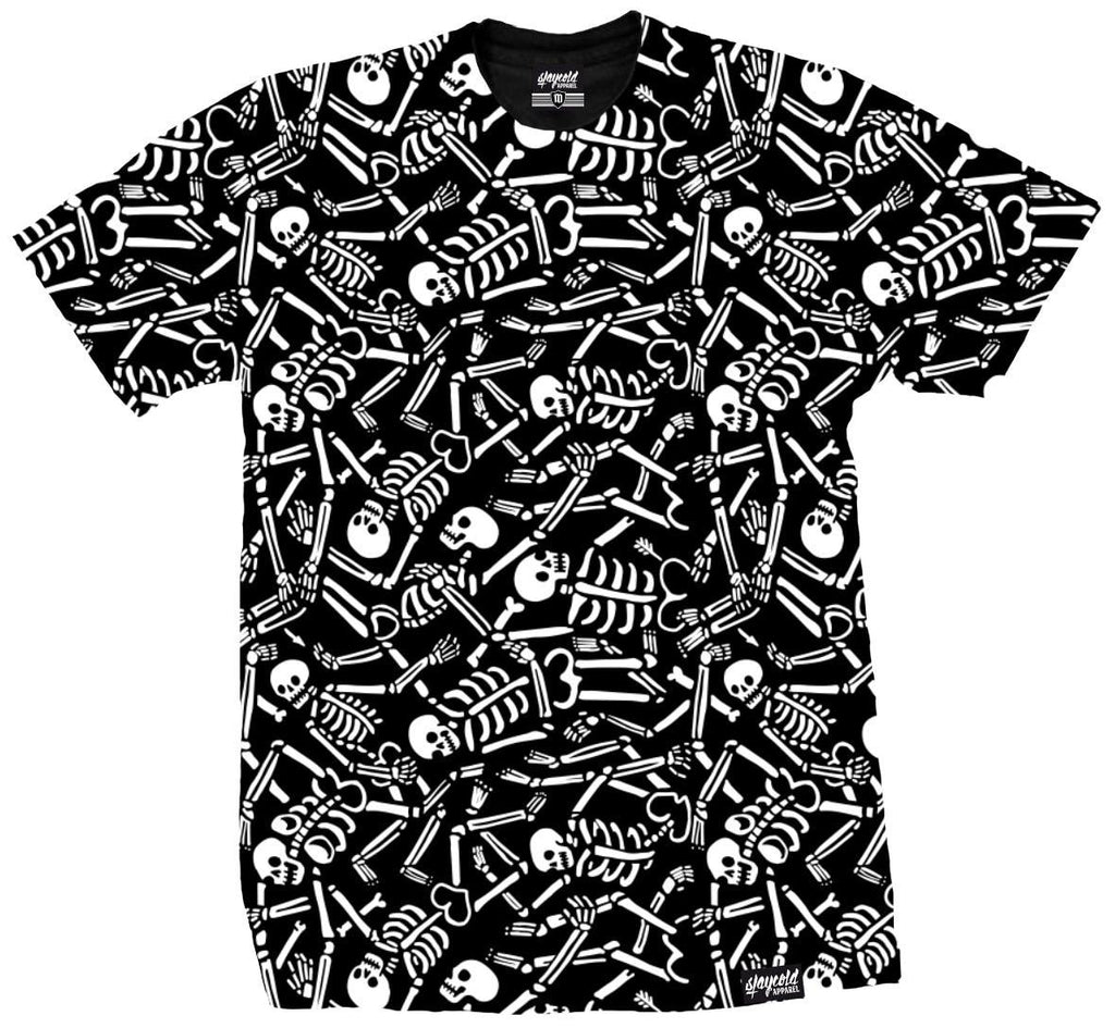 Skeletons All Over Tee