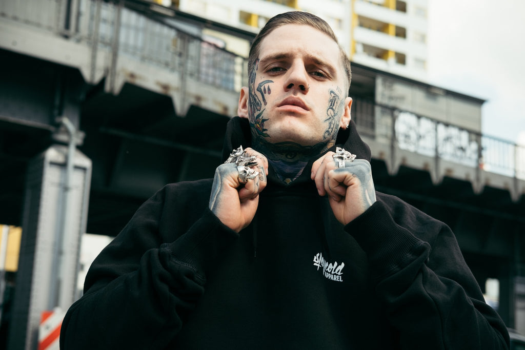 Stay Cold Apparel, The Everyday Hoodie, Tattoo Clothing, Tattoo Apparel, Tattoo Hoodie, Dark Clothing, Metal Clothing, Basic Hoodie, Tattoo Brand