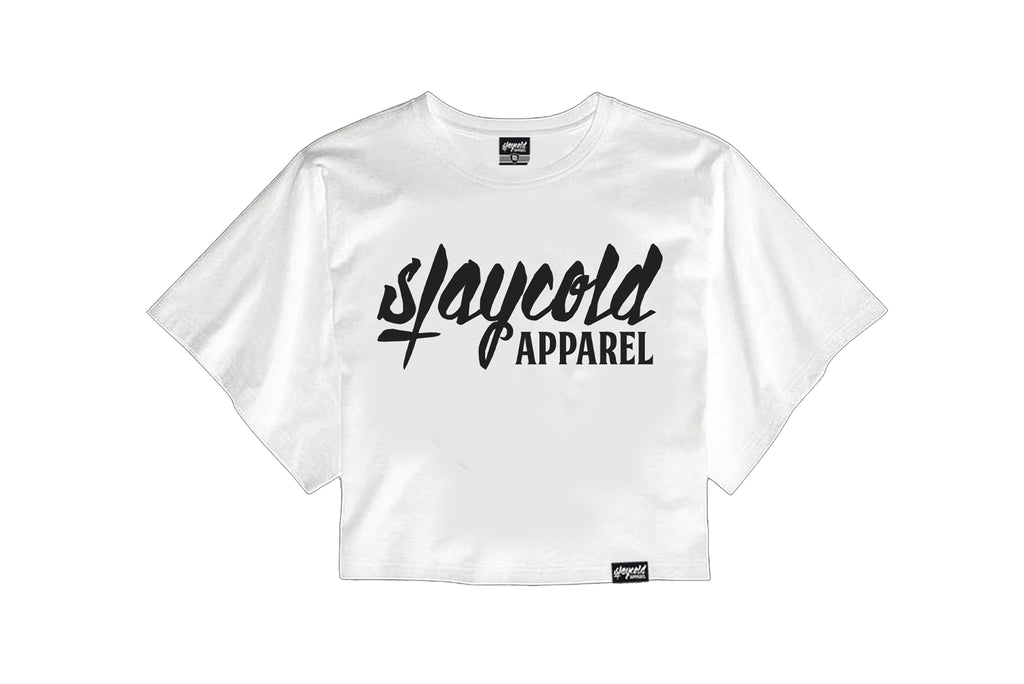 Stay Cold Crop Top White
