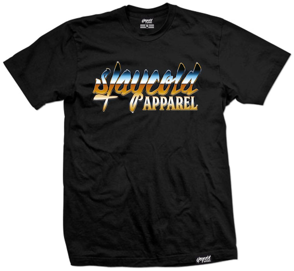 Stay Cold Apparel Variation of the Essential Logo Tee now in a 80s retro style