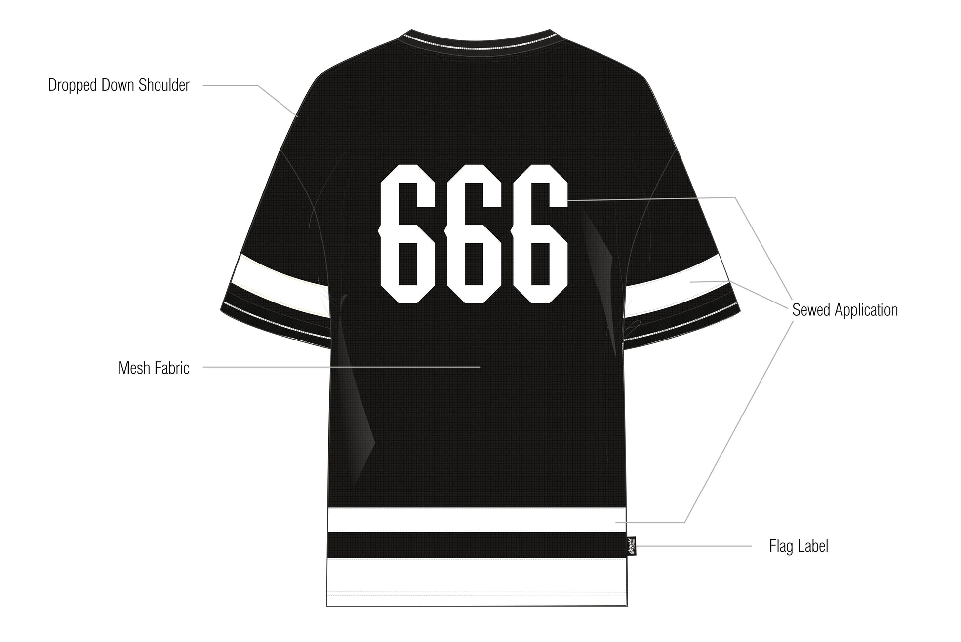 Superior Oversize Mesh Jersey