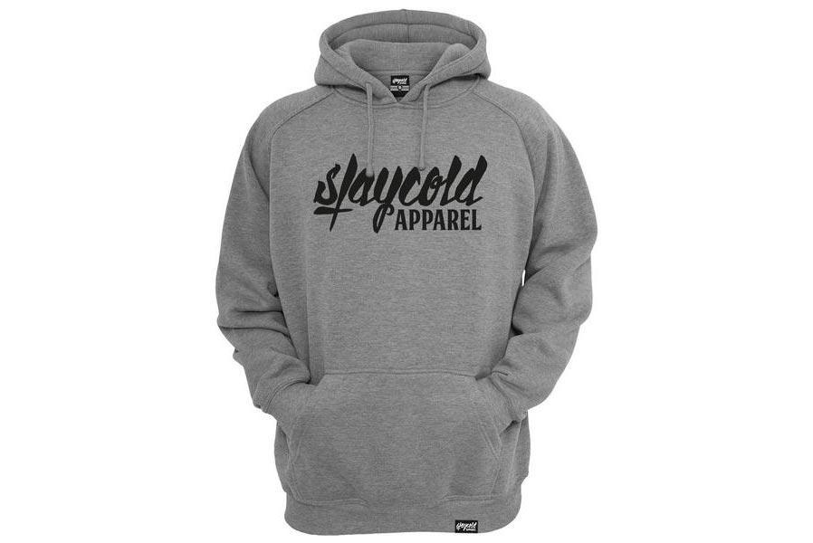 Stay Cold Logo Hoodie Grey