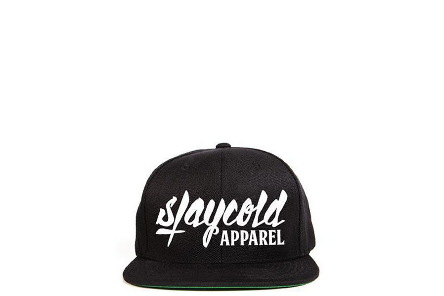 Stay Cold Logo Snapback Black