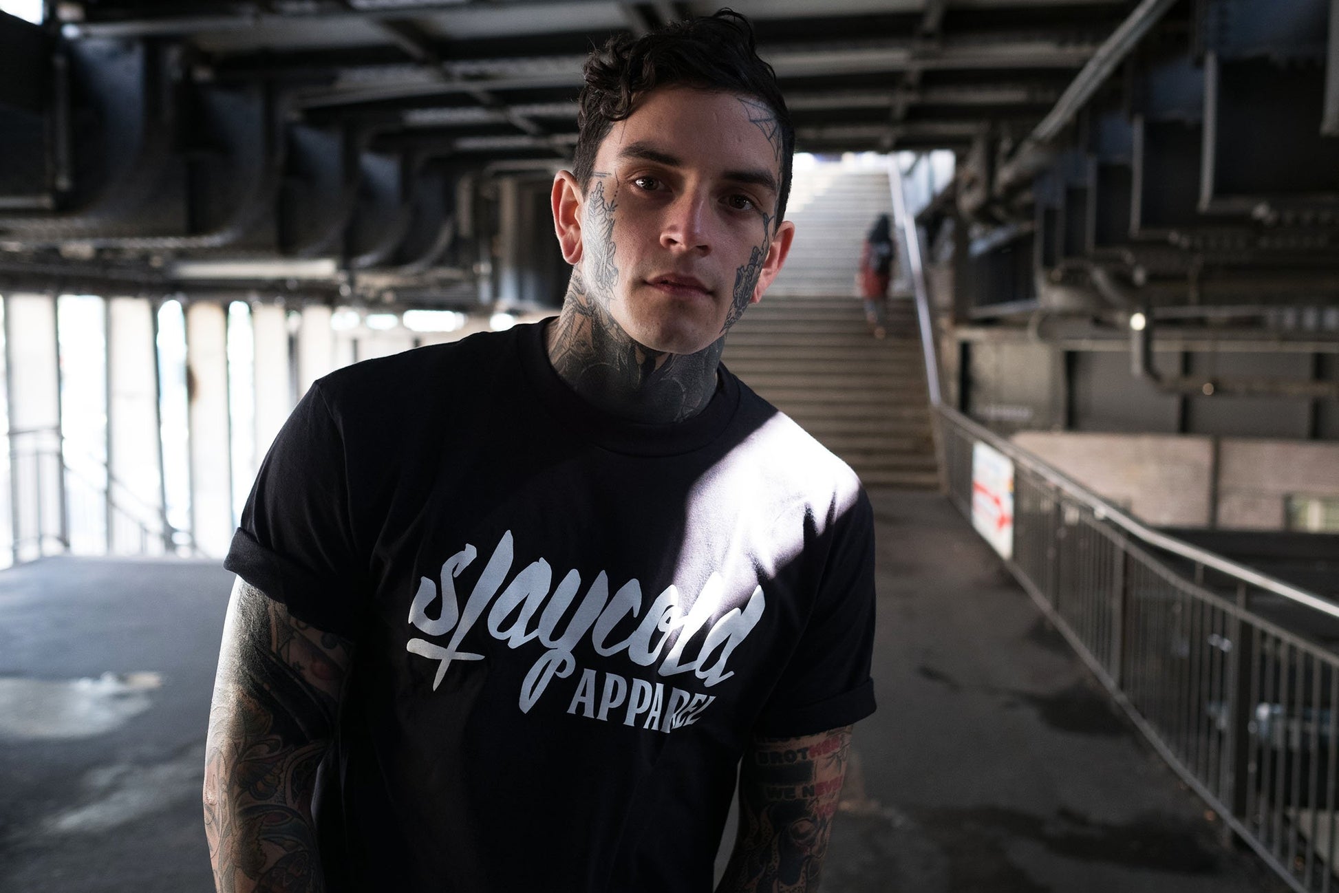 Stay Cold Logo Tee Black