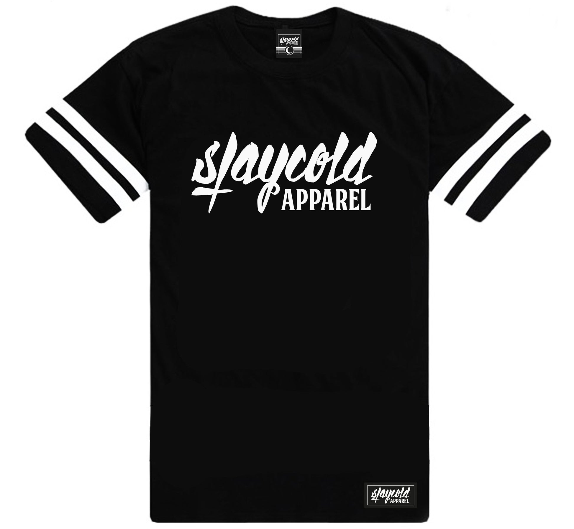 Stay Cold Varsity Long Tee Black