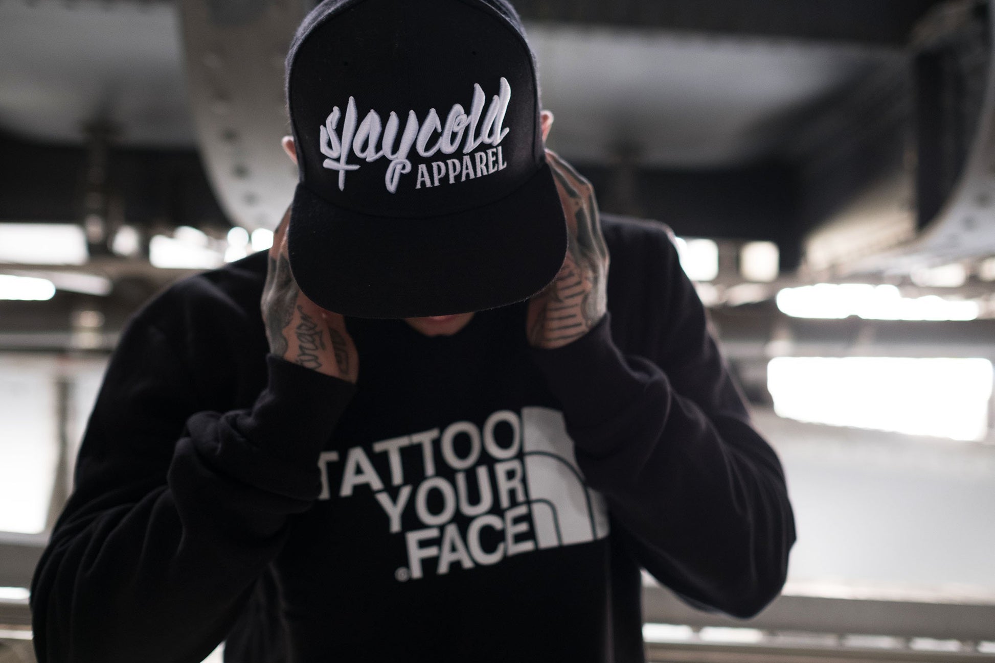 Stay Cold Logo Snapback Black