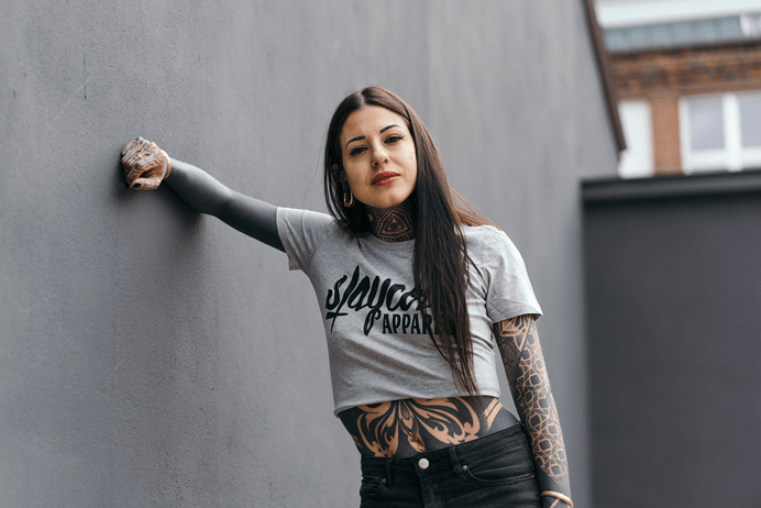 Stay Cold Crop Top Grey