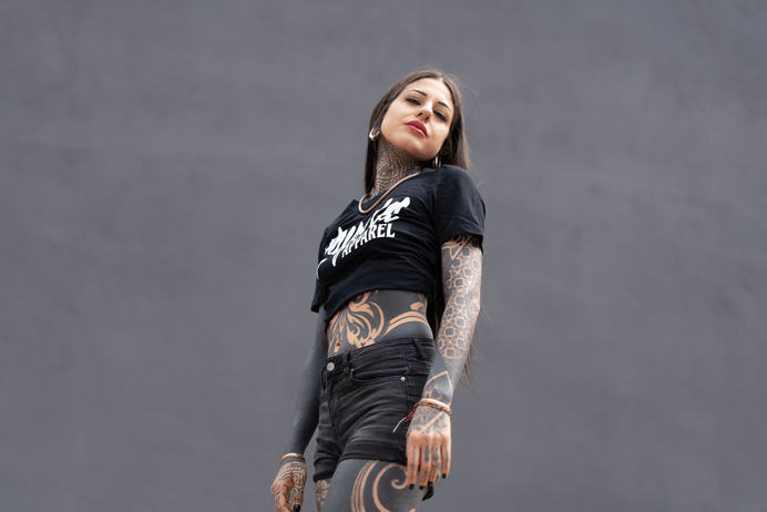 Stay Cold Crop Top Black