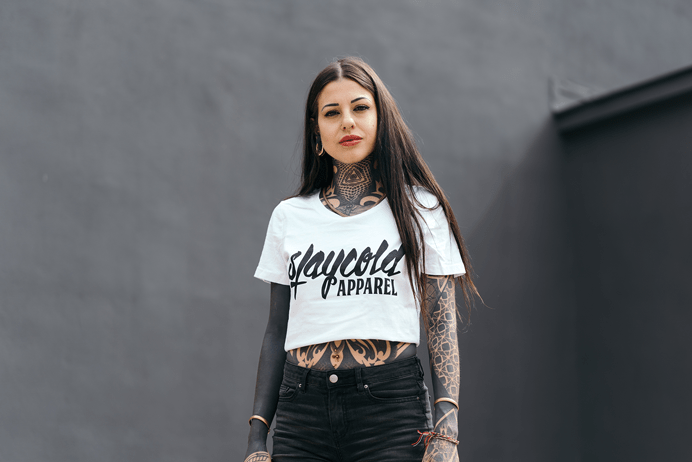 Stay Cold Crop Top White