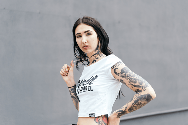 Stay Cold Crop Top White